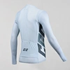 blue long sleeve cycling jersey